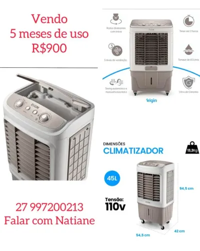 Climatizador e móveis