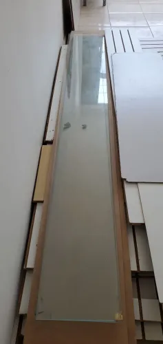 ? VIDRO TEMPERADO - 245cm x 29cm x 0,5cm ?
