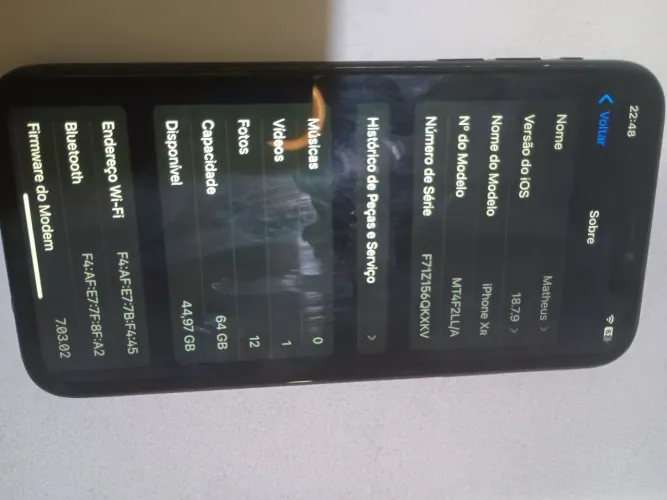 iPhone xr 64 GB semi novo em perfeito estado