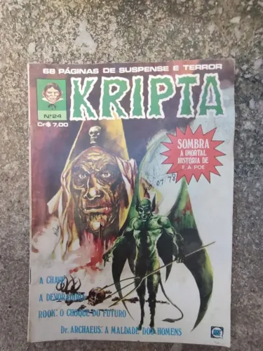 REVISTA KLIPTA, REVISTA ANTIGA COM SINAIS DE USO E DE MANIPULAÇÃO