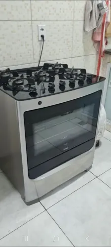 Fogão 5 bocas Consul inox