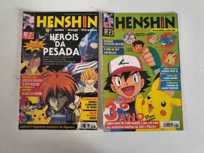 Revista Henshin vol 1 e 2