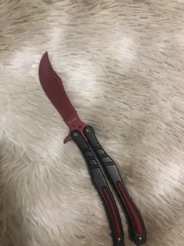 Faca Butterfly Ruby CS-GO
