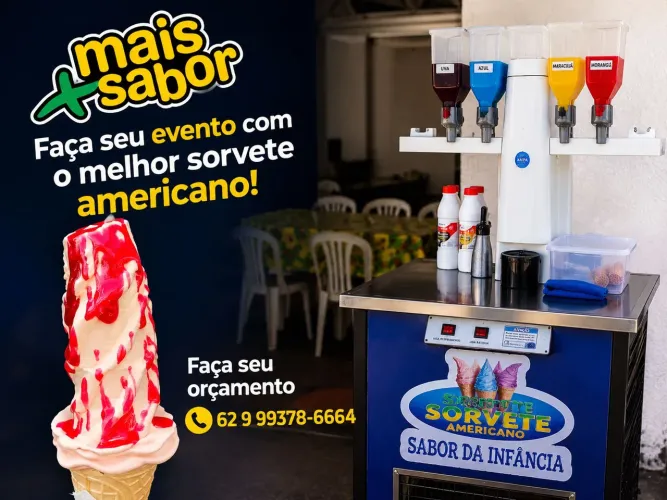 FAÇA SEU EVENTO COM O MELHOR SORVETE AMERICANO ? ?