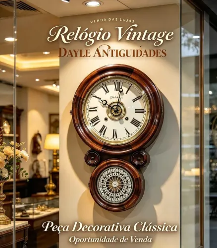 Relógio antigo de parede