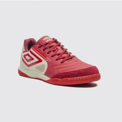 Chuteira Futsal Umbro Pro 5 Bump Club Masculina Vermelha/ Bordô