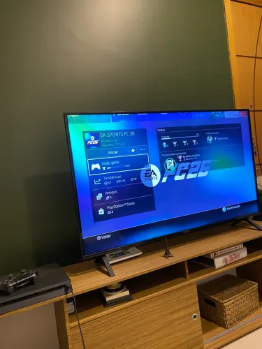 PS4 Slim 1TB + 2 Controles + 9 Jogos Físicos Originais