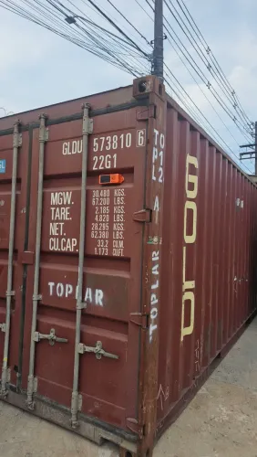 Container marítimo 20 pés usados em ótimo estado