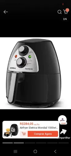 Airfry Mondial 3,5 L