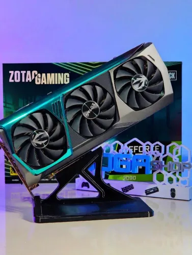 Placa de Vídeo RTX 3090 24GB Zotac Gaming HoloBlack. Semi Nova