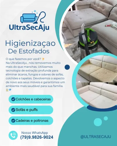 Higienização de estofados 