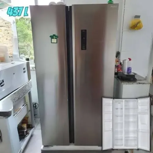 Geladeira 437L Philco Inverter Side by Side Inox PRF535I