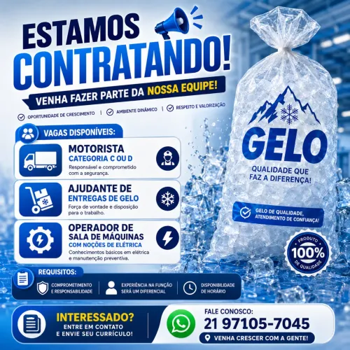 Contrata-se ajudante , Motorista cat C ou D