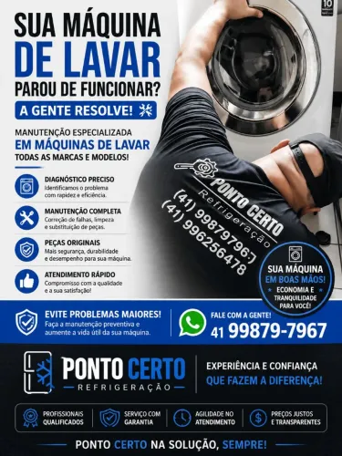 Máquina de lavar.