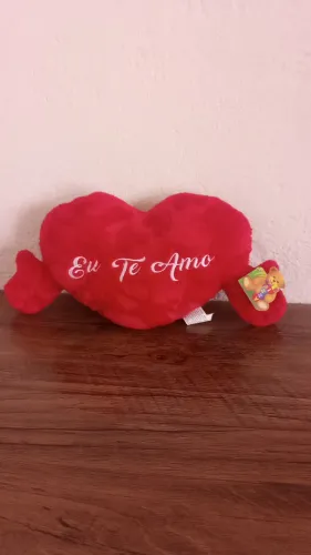 Decoracao almofada de coracao