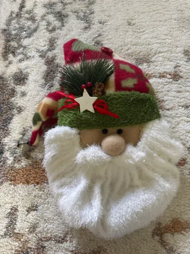Enfeite cabeça do papai Noel