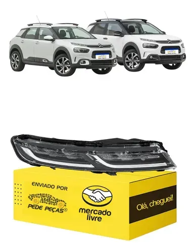 Farol C4 Cactus 2019 2020 2021 2022 23 2024 Superior Drl Ld Direito/passageiro