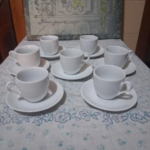 Jogo café porcelana germer  14 peças. 