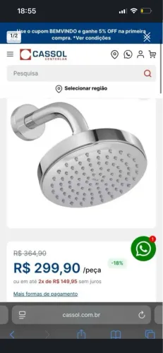 Chuveiro/ ducha