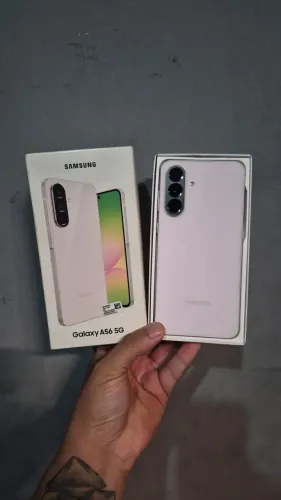 Galaxy A56 rosê 8/128GB completo