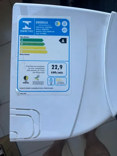 Ar condicionado Agratto 12mil BTUs 220v