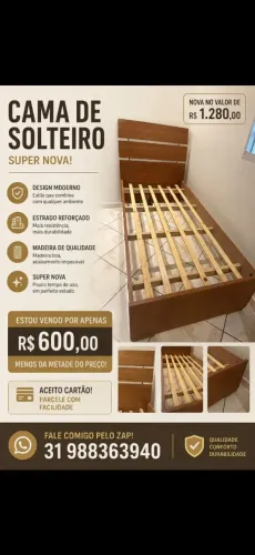 Cama solteiro
