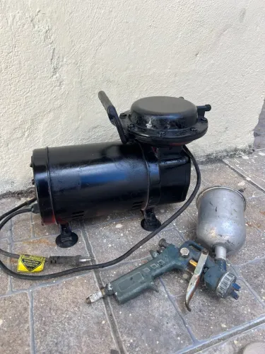 Compressor de ar e pintura