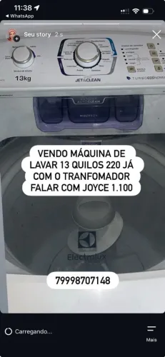 Máquina de lavar 13 kilos