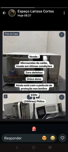 Microondas voltagem 220