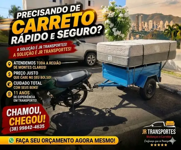 Fretes Carretinha Moto
