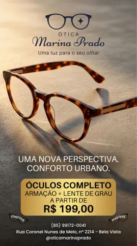 Completo armação+lente de grau a partir de 199