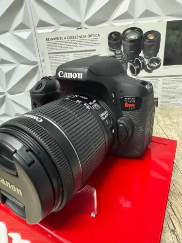 Cânon t6i + lente 1 ano de garantia 