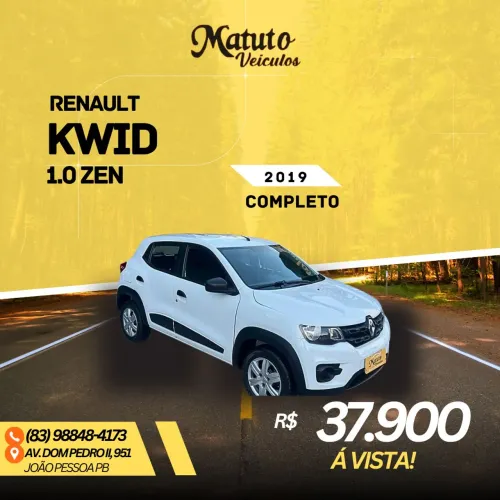 RENAULT KWID ZEN 2019 COMPLETO