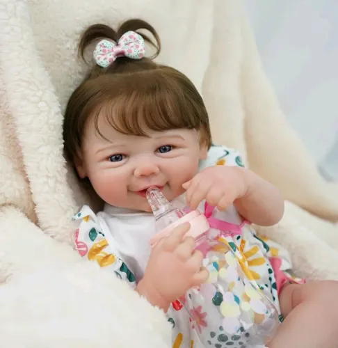 Boneca Bebê Reborn Realista artesanal. Silicone Premium. Pronta entrega. 