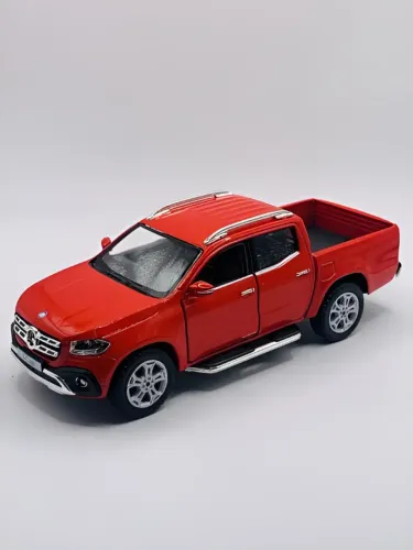 Miniatura Mercedes-benz X-class Kinsmart 1/42 Vermelho