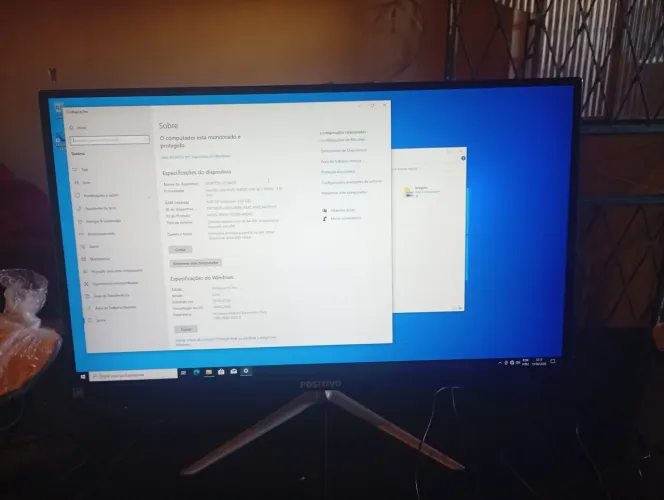 Computador monitor 4gb Ram SSD 120gb