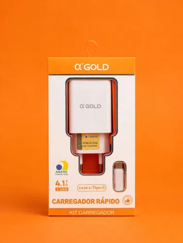 ? CARREGADOR RÁPIDO A'GOLD 4.1A