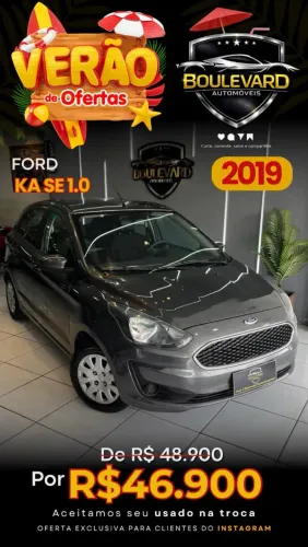 Ford KA 1.0 Se/se Plus Tivct Flex 5P 2019