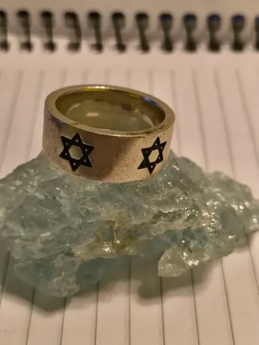 Anel Estrela de Davi Prata 925