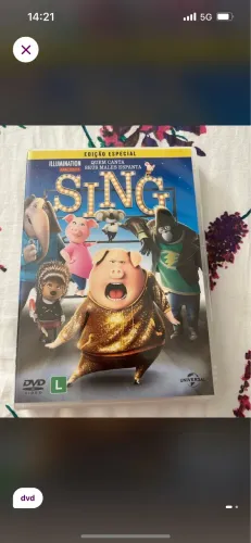 dvd sing, edição especial , em ótimo estado. original.