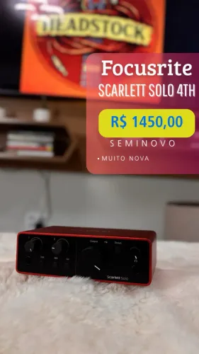  Focusrite Scarlett Solo 4th Gen