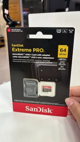 CARTÃO DE MEMÓRIA EXTREME PRO SANDISK 64GB 