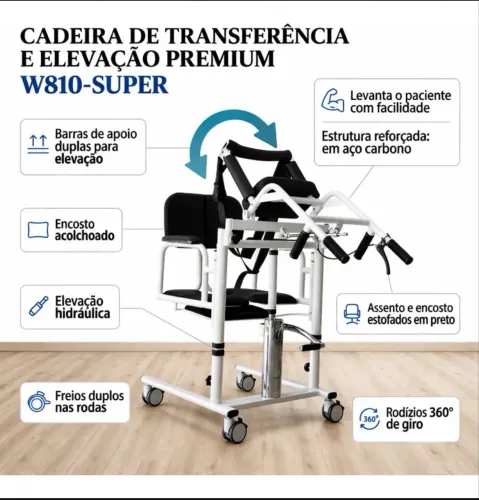 Cadeira transferência multifuncional 