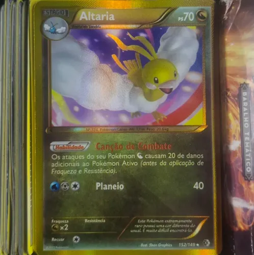 Carta Altaria 2012 Pokemon Black e White 152/149