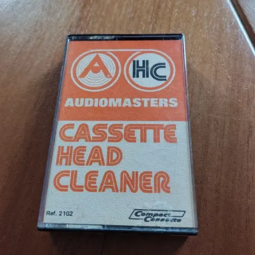 Cassete Head Cleaner, fita limpadora de vídeo cassete