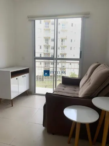 ÓTIMO APARTAMENTO SEMI MOBILIADO NO CONDOMÍNIO ÚNICO MOGI
