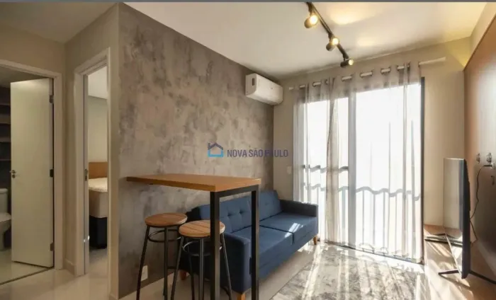 Apartamento mobiliado de 27m² à venda em Perdizes, 1 dormitório