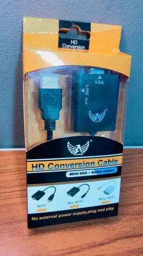 Adaptador vga Hdmi monitor