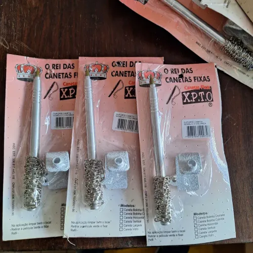 Caneta fixa de balcão 150.unidades 