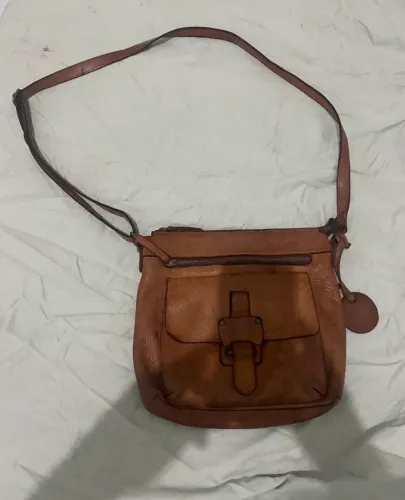 Bolsa de couro legítimo feminina